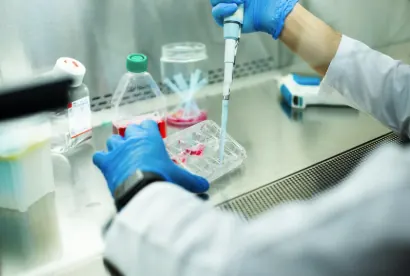 Cryogenic vials retrieved from cell storage