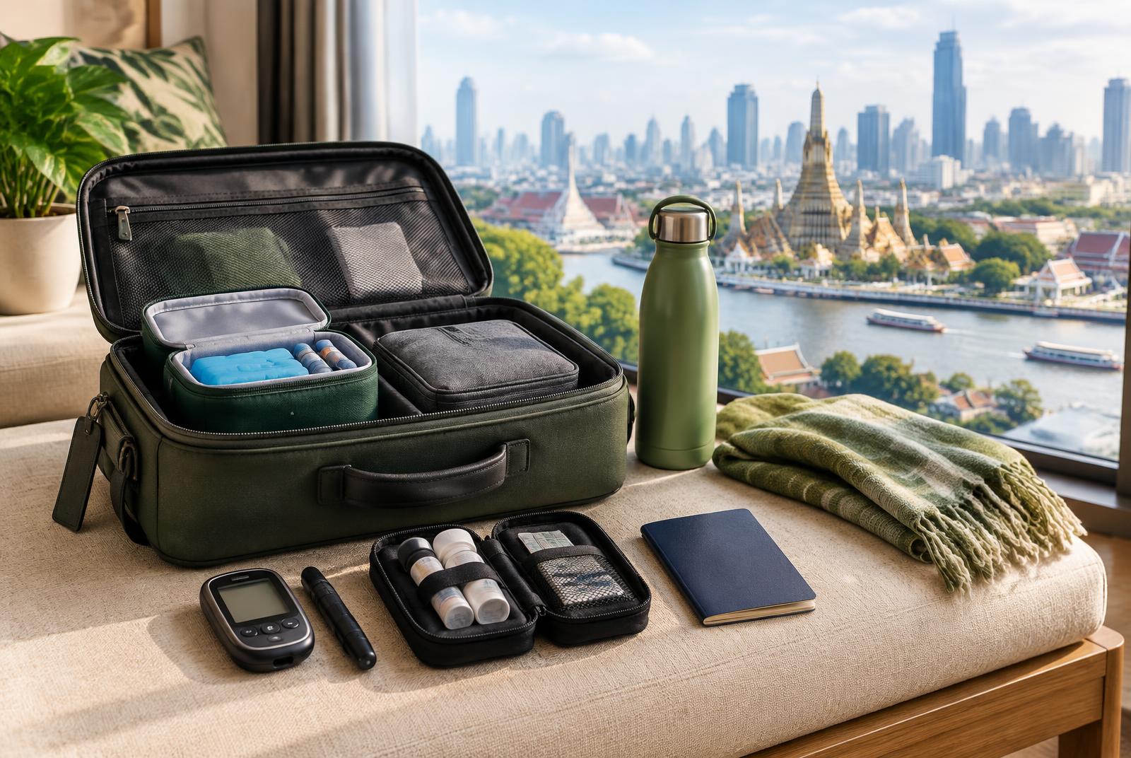 Flying to Bangkok With Diabetes: Glucose, Insulin, and Medication Planning
