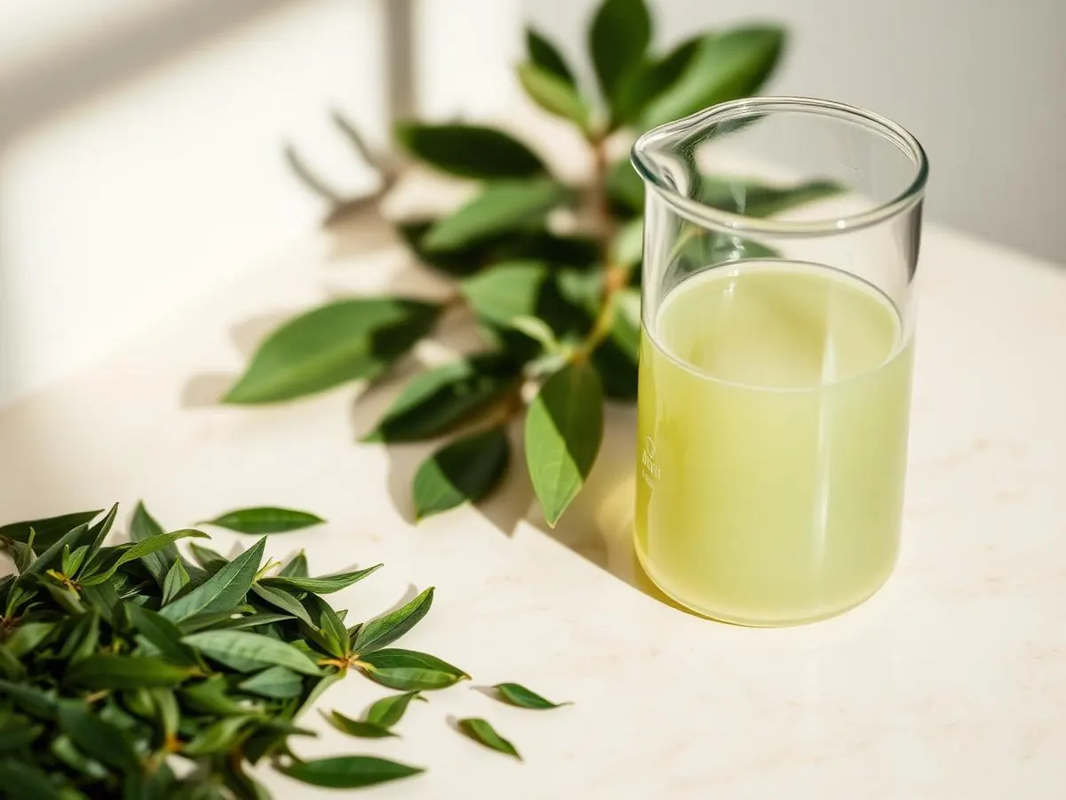 Green tea catechin extract prepared in the laboratory